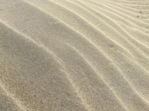Rolling windy sand blown beach earth pattern with wave pattern 스톡 사진