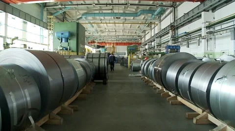 Rolls of aluminum Stockbeeldmateriaal 59854031