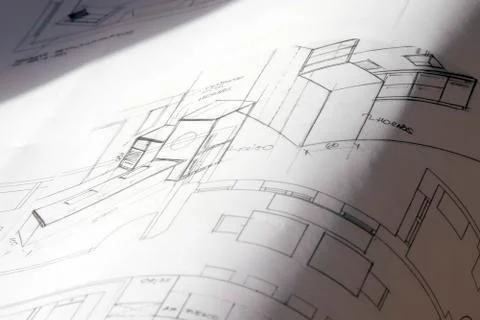 Rolls of architecture Stock Photos