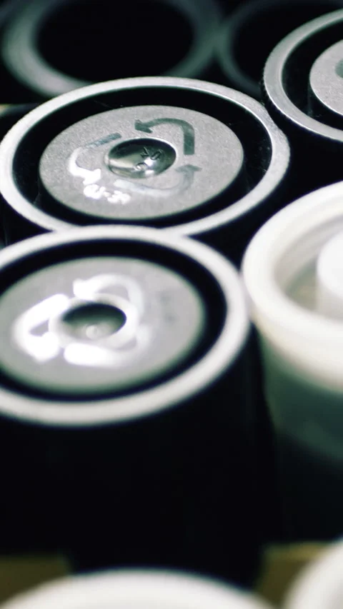 Rolls Of Black And White Negative Film  vertical video Stock Footage 255805920