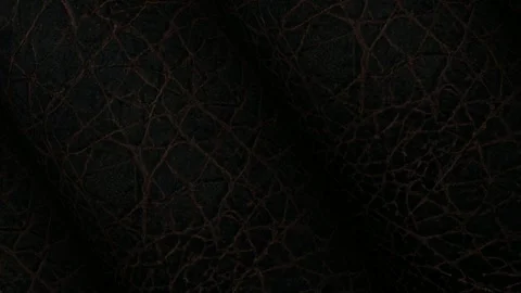 Rolls of Black Leather, Business Background, Unique Design, Exclusive, Rotation Stock Footage 296414289