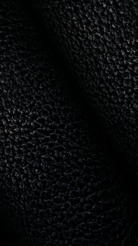 Rolls of Black Leather, Elite Background, Exclusive, Rotation, Unique Design Stock Footage 296402971