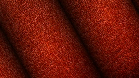 Rolls of Brown Leather, Business Background, Unique Design, Exclusive Stock Footage 296413324