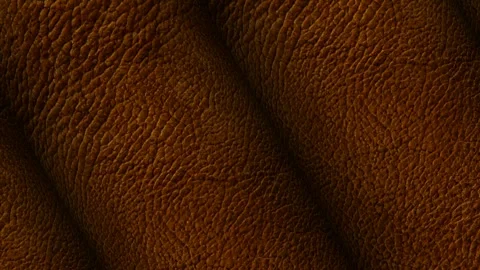 Rolls of Brown Leather, Business Background, Exclusive, Unique Design, Rotation Stock Footage 296414180