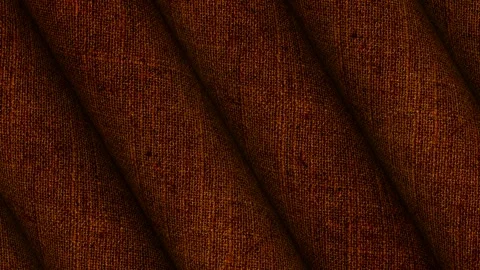 Rolls of Brown Linen, Business Background, Elegant Design, Exclusive Stock Footage 303273658