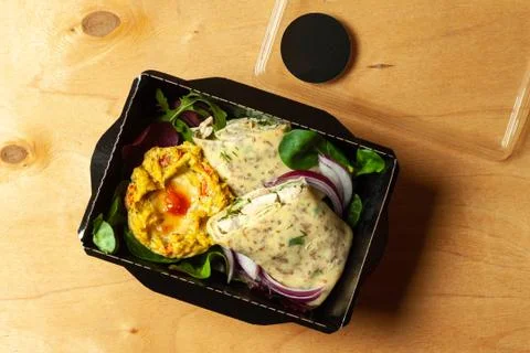 Rolls with chicken Stock Photos