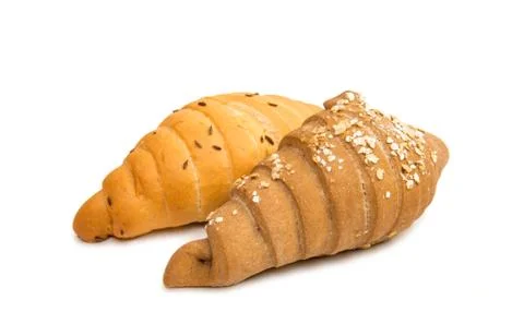 Rolls croissants Stock Photos