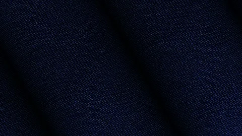 Rolls of Dark Blue Cotton Fabric, Business Background, Unique Design, Exclusive Stock Footage 296414119