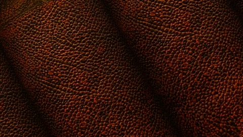 Rolls of Dark Brown Leather, Business Background, Unique Design, Exclusive Stock Footage 296412196