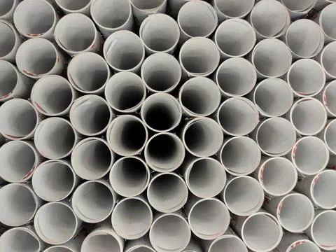 Rolls with decorative wrapping paper Stock Photos