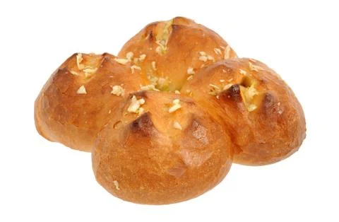 Rolls with garlic Stock Photos