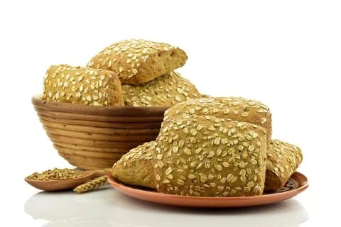 Rolls of grains Stock Photos
