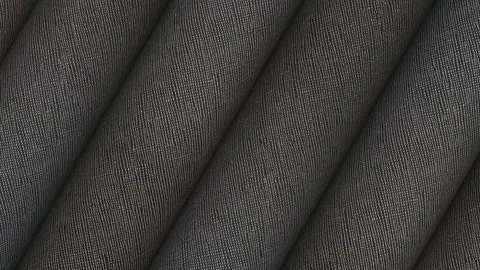 Rolls of Gray Textile, Business Background, Exclusive, Elegant Design Stock Footage 303274126