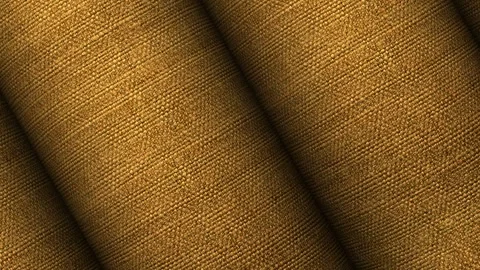 Rolls of Light Brown Linen Canvas, Business Background, Unique Design, Exclusive Stock Footage 296413155
