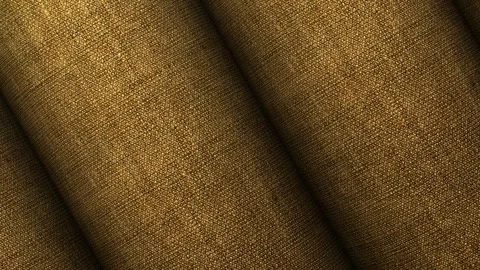Rolls of Light Brown Linen Fabric, Business Background, Unique Design, Exclusive Stock Footage 296413168