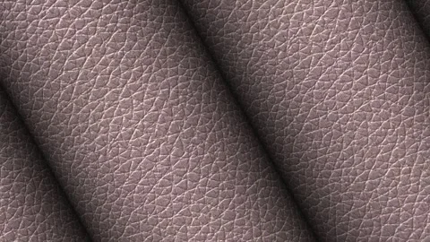 Rolls of Light Gray Leather, Business Background, Unique Design, Exclusive Stock Footage 296414123