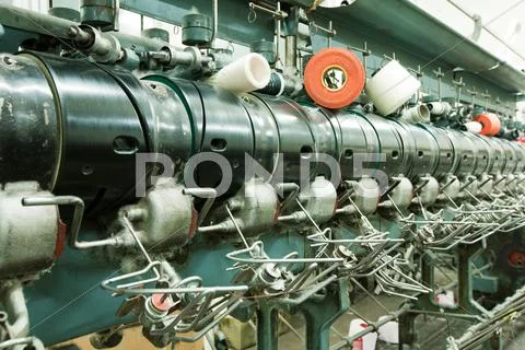Rolls Making Machine Wide Angle Lens Tripod Mounted Camera Stock Photos