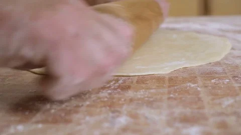 Rolls out the dough hd Video stock 80044704