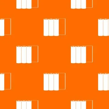 Rolls of paper pattern seamless Illustrazione stock