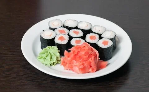Rolls on a plate Stock Photos