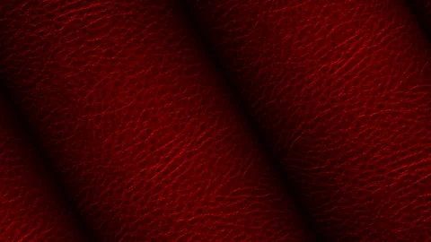 Rolls of Red Leather, Business Background, Unique Design, Exclusive Stock Footage 296413282
