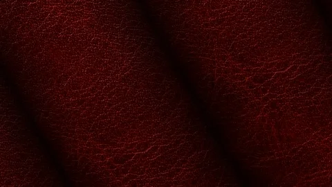 Rolls of Red Leather, Business Background, Exclusive, Unique Design Stock Footage 296414163