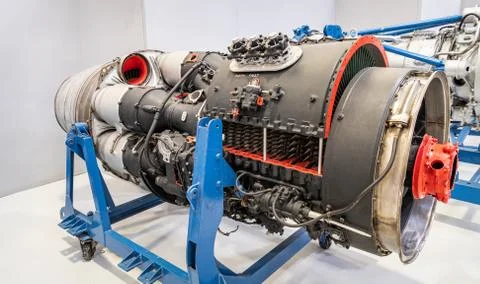 Rolls Royce Avon Jet Engine, RAF Museum, Cosford Stock-Fotos