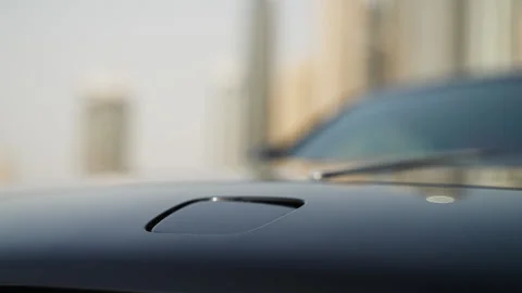Rolls royce car badge Stock Footage 164104404