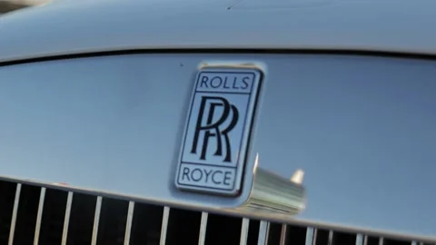 Rolls Royce grill with logo at hardrock hotel 動画素材 168752153