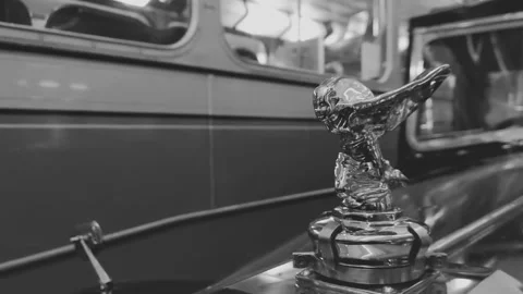 Rolls Royce Hood Statue Video stock 171890053