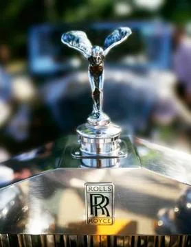 Rolls royce logo Foto stock