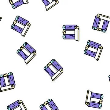 Rolls wallpaper vector seamless pattern Stock Illustration