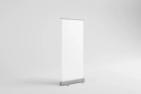 Rollup and Standee Banner display mock up Template for your Design Presenta.. Stock Illustration