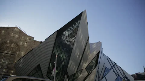 ROM Crystal Building Stock Footage 34028070
