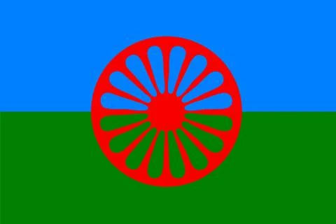 Roma flag Stock Illustration
