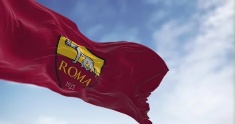 TEAM FLAG AS ROMA