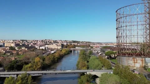 Roma hyper lapse aerial drone view Video stock 221921652