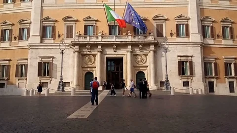 Roma Parlamento Stock Footage 117120250