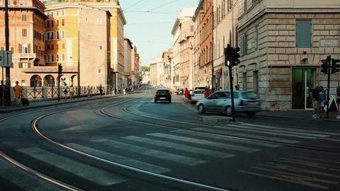 Roma Street Trafic 13 Stock-Footage 336022958