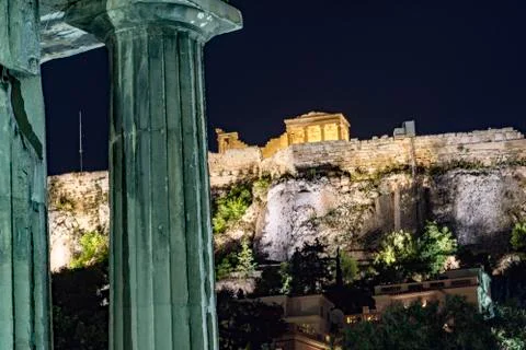 Roman agora Stock Photos