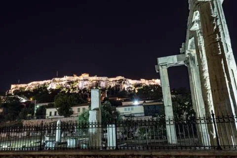 Roman agora Stock Photos