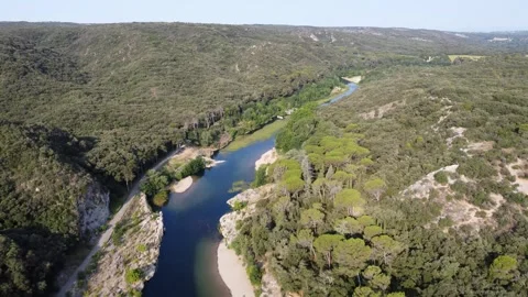 The roman aqueduct Stock Footage 246665501