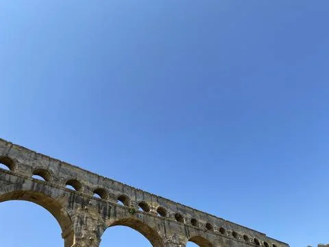 Roman aqueduct Stock Photos