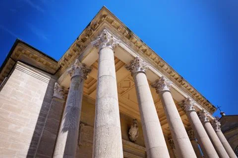 Roman architecture column Stockfoto's