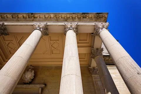 Roman architecture columns Stock Photos