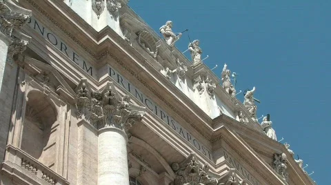 Roman architecture Stock Footage 526622