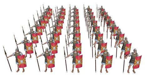 Roman army Stock Illustration