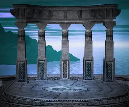 Roman background Stock Illustration