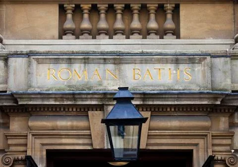 Roman Baths in Bath Stock Photos