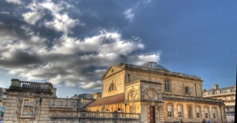Roman baths Stock Photos